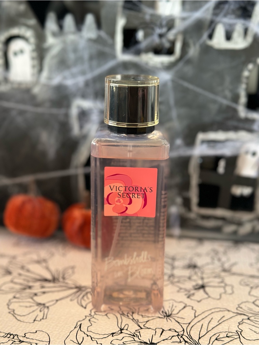 Victoria's Secret Pink Moisturizer Spray - Light Pink & Gold Cap